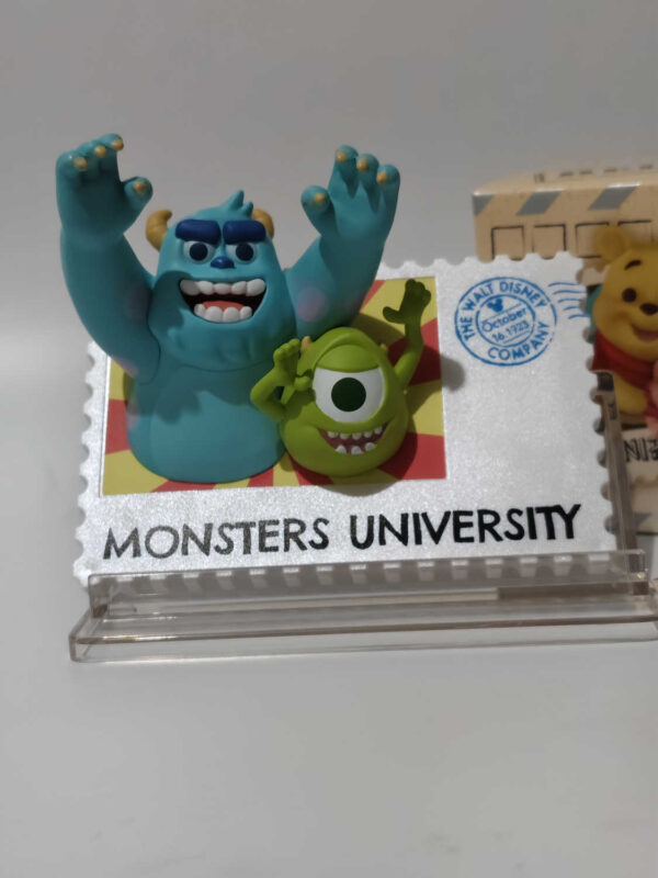Sulley-and-Mike-Monster-University,-DIsney-Retro-Stamp-Collection-Blind-Box-Original-Miniso-6